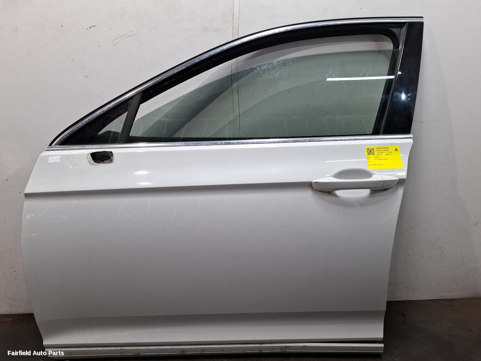 2015-2023 Volkswagen Passat Left Front Door