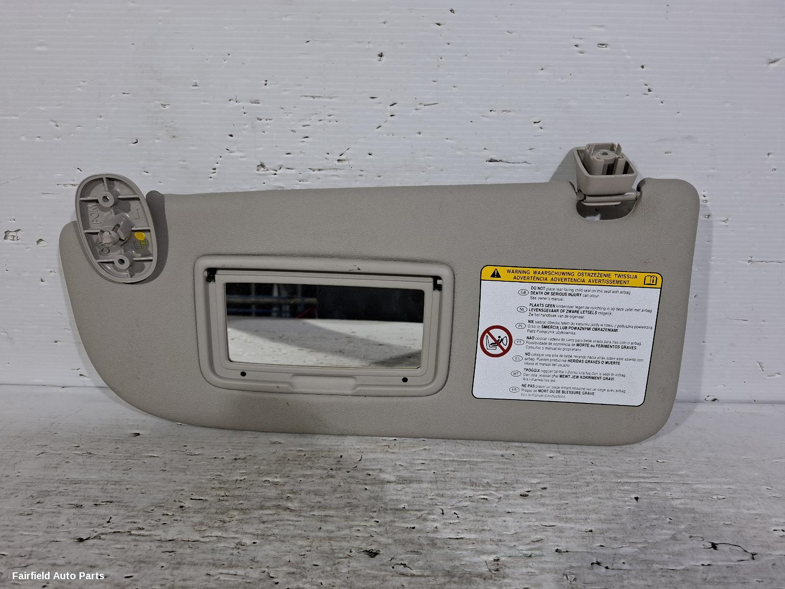 2013-2021 Isuzu Mu-x Sunvisor