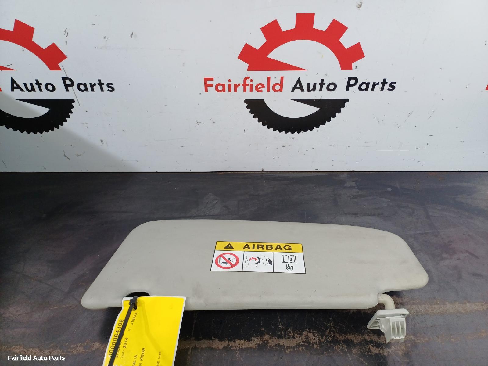 2007-2014 Nissan Dualis Sunvisor