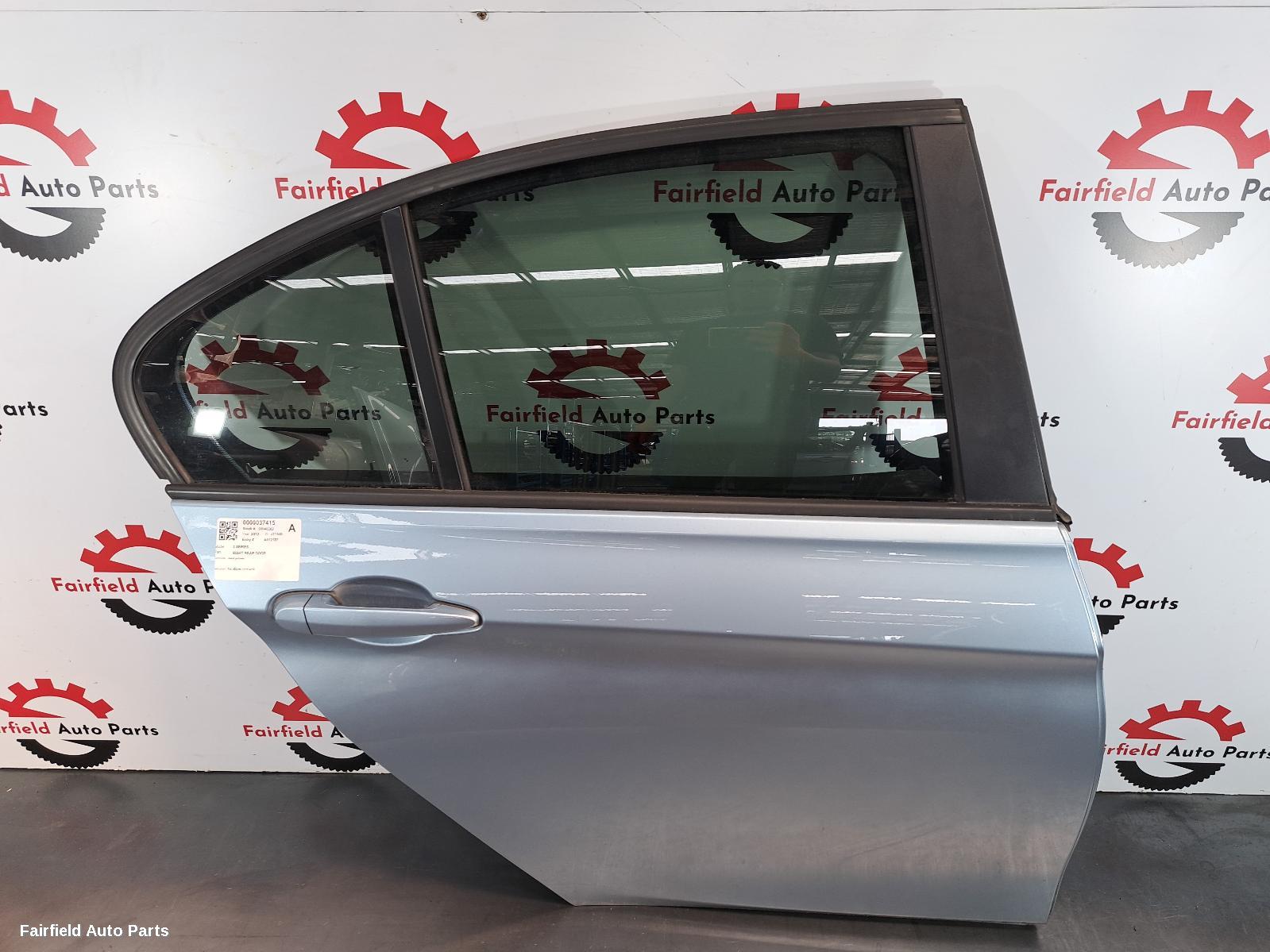 2011-2019 Bmw 3 Series Right Rear Door Sliding