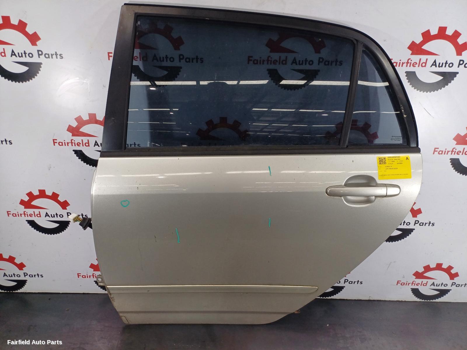 2003-2007 Toyota Corolla Left Rear Door Sliding