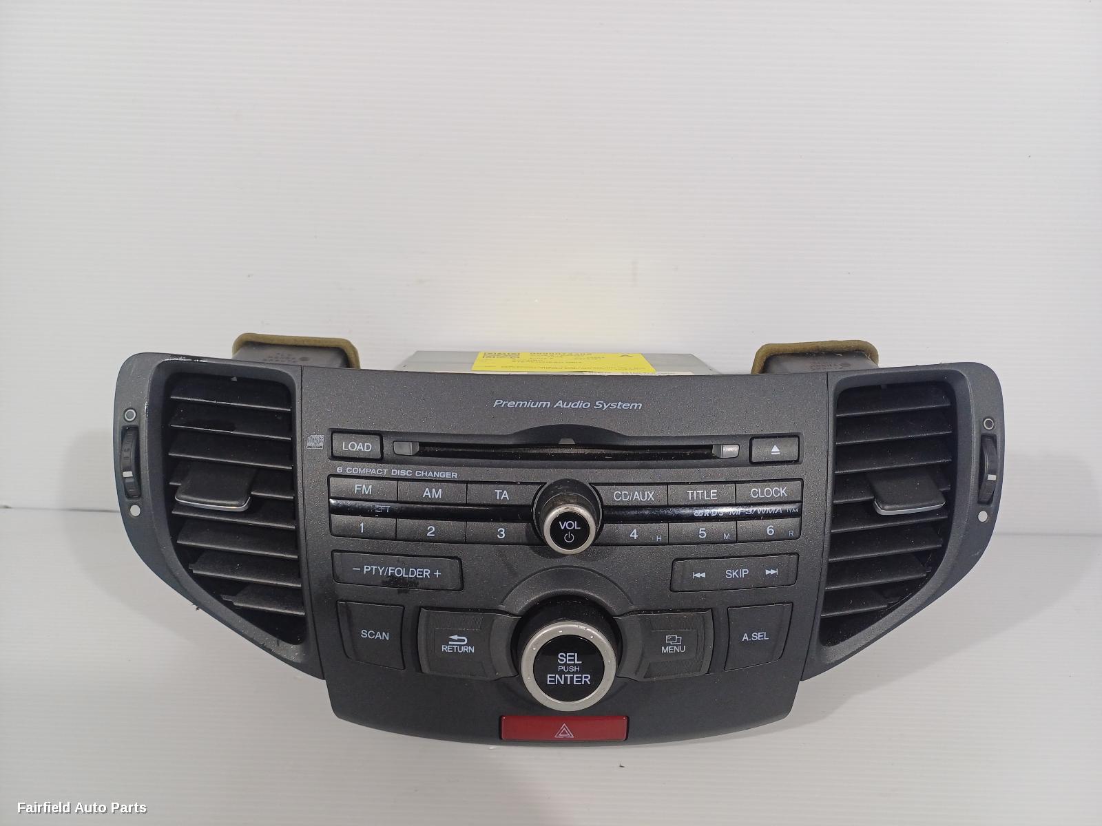 2008-2011 Honda Accord Radio Cd Dvd Sat Tv