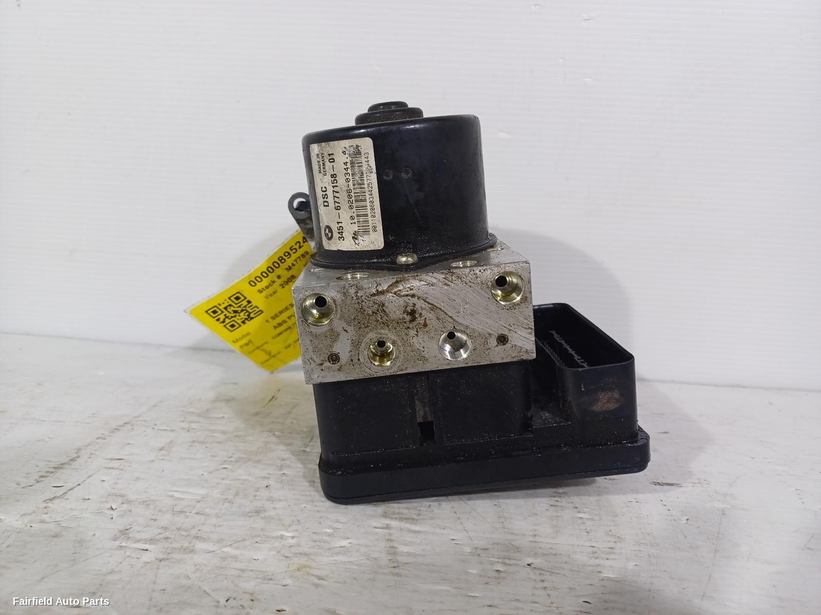 2004-2011 Bmw 1 Series Abs Pump Modulator