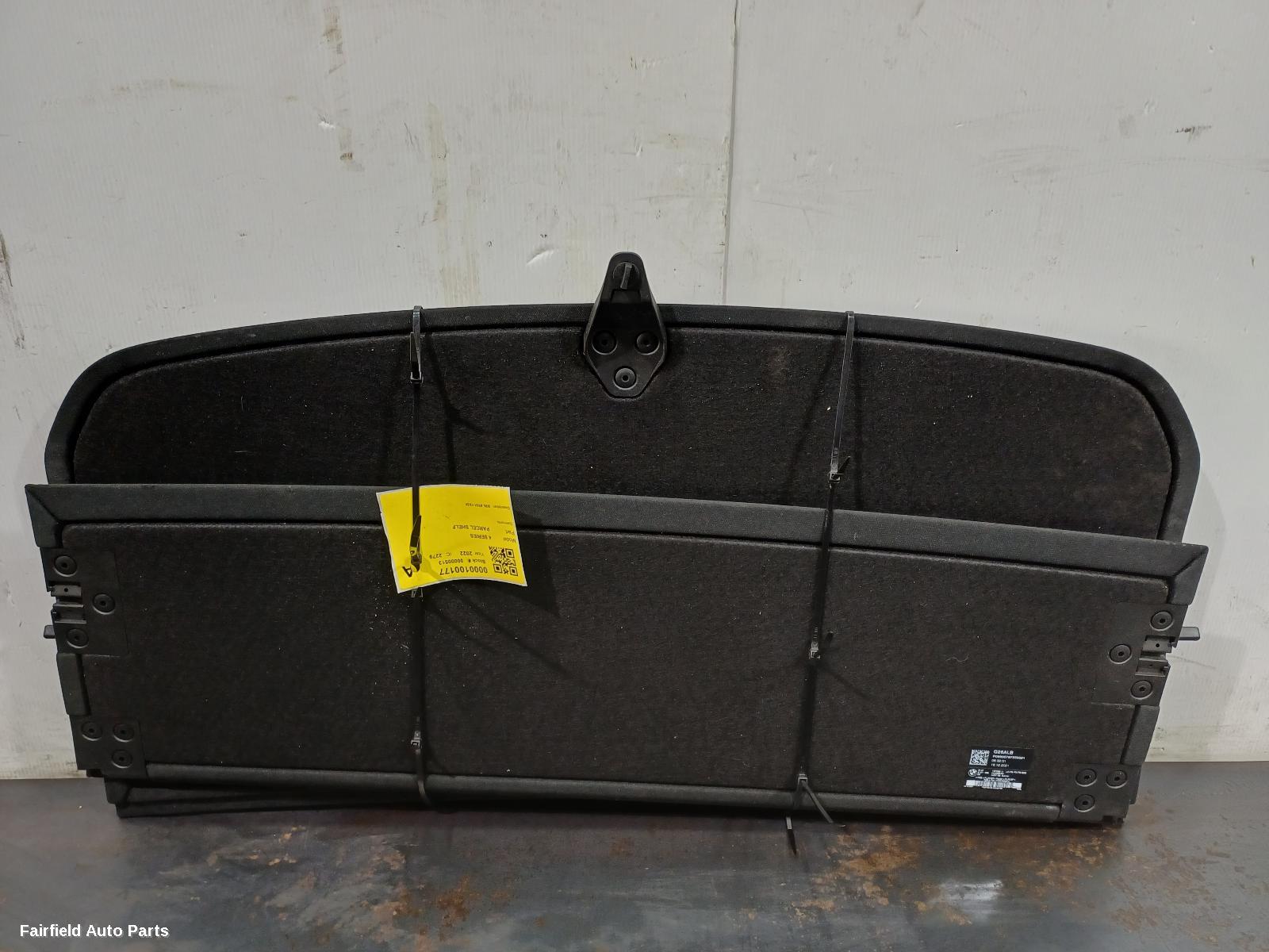 2021-2024 Bmw 4 Series Parcel Shelf Cargo Blind