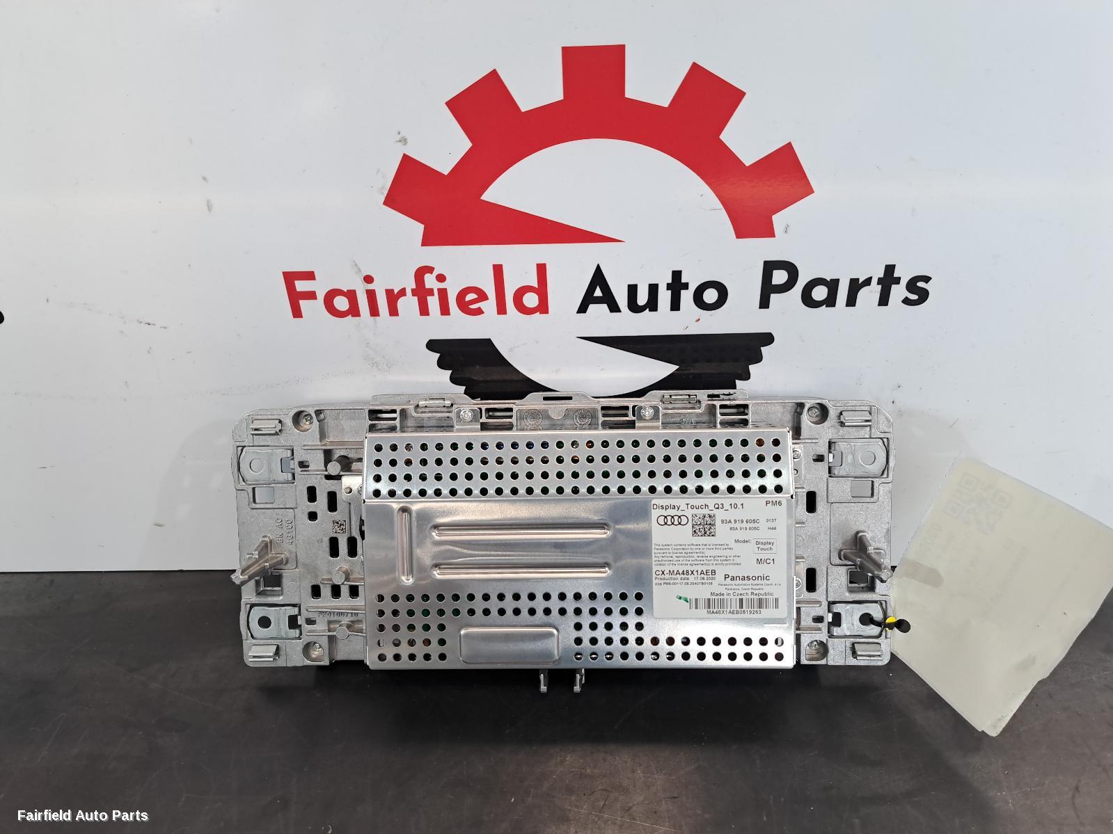 2019-2023 Audi Q3 Radio Cd Dvd Sat Tv