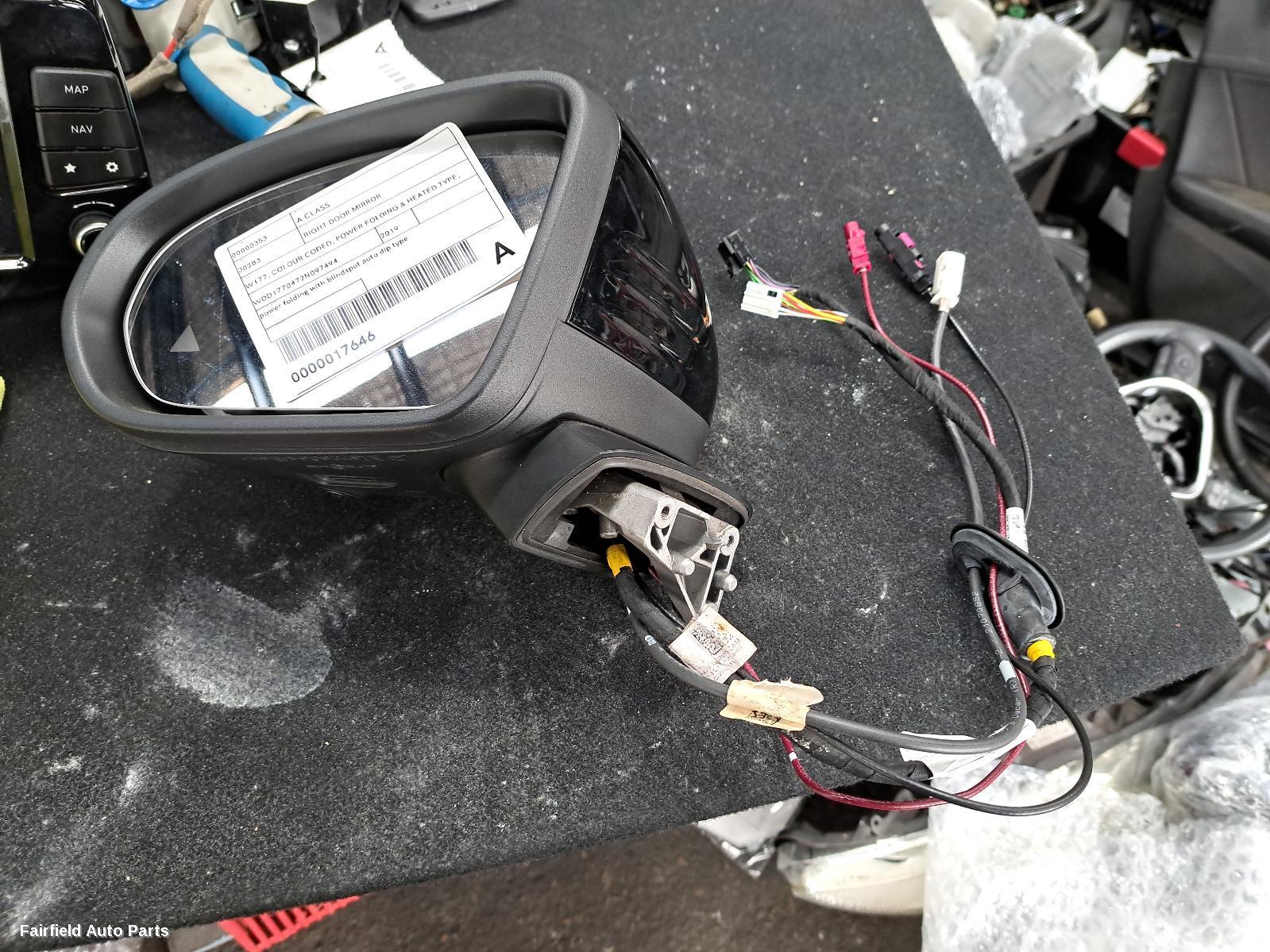 2018-2023 Mercedes A Class Right Door Mirror