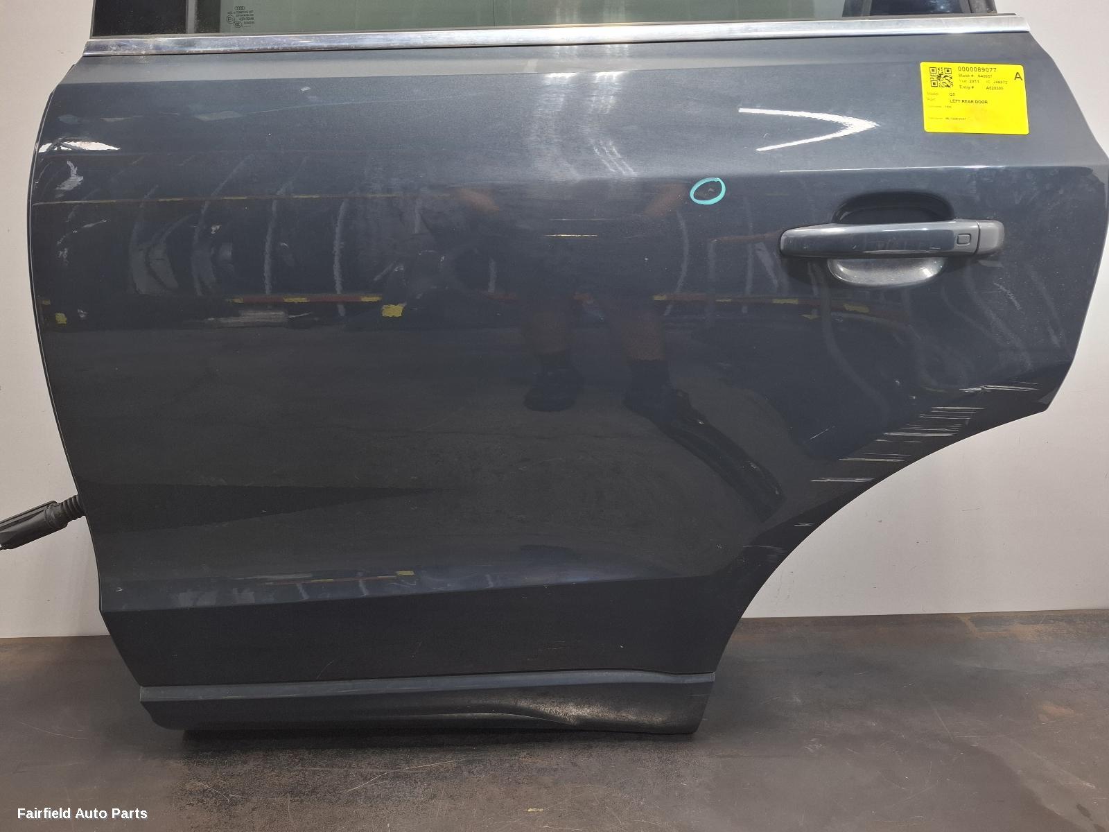 2008-2017 Audi Q5 Left Rear Door Sliding