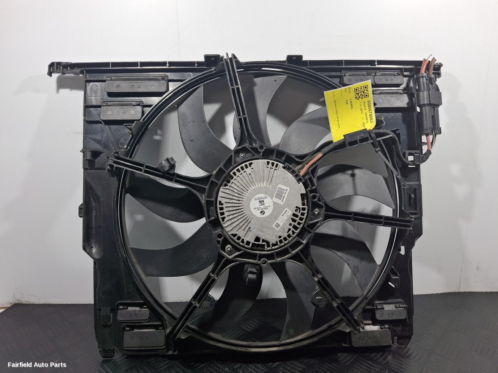 2013-2016 Bmw 6 Series Fan