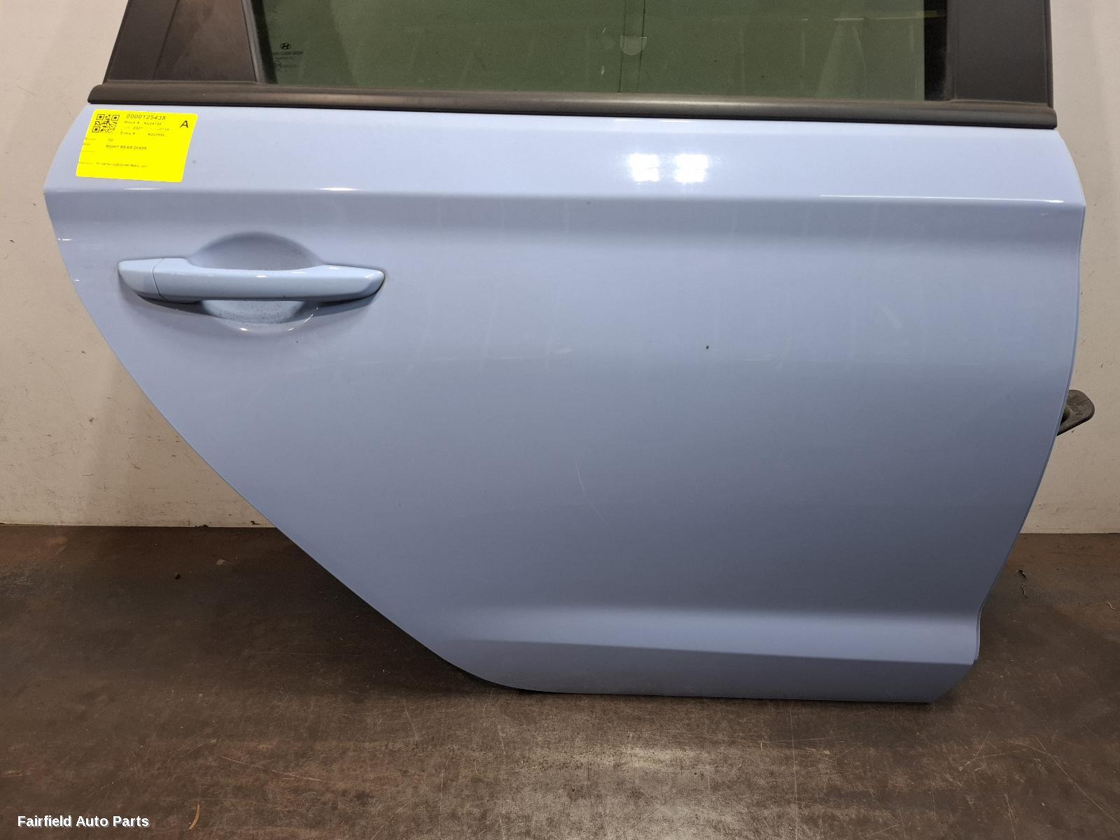 2017-2026 Hyundai I30 Right Rear Door Sliding