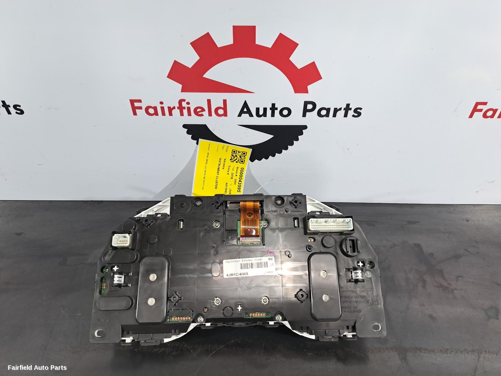 2015-2020 Nissan Navara Instrument Cluster