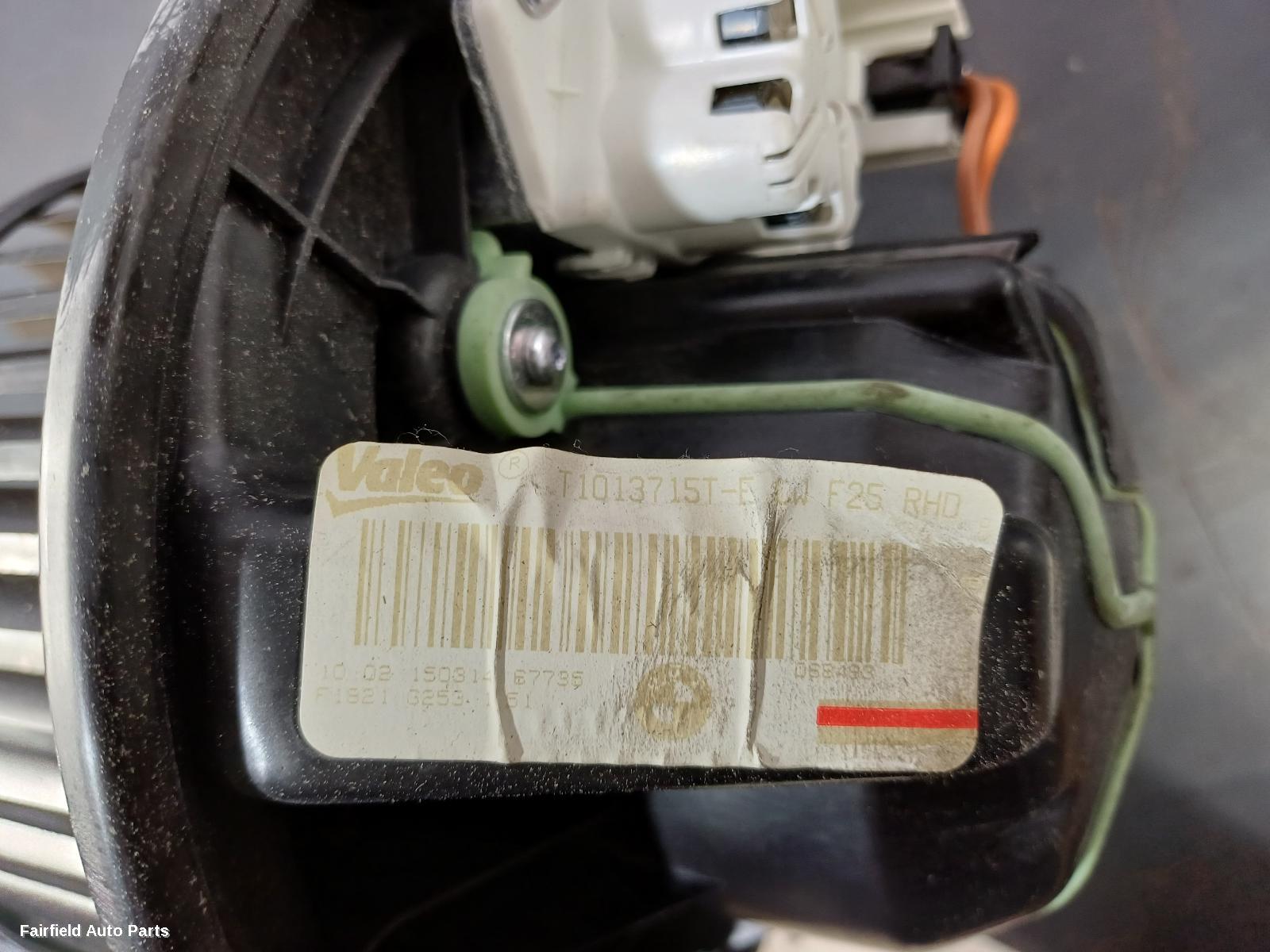 2010-2017 Bmw X3 Heater Fan Motor