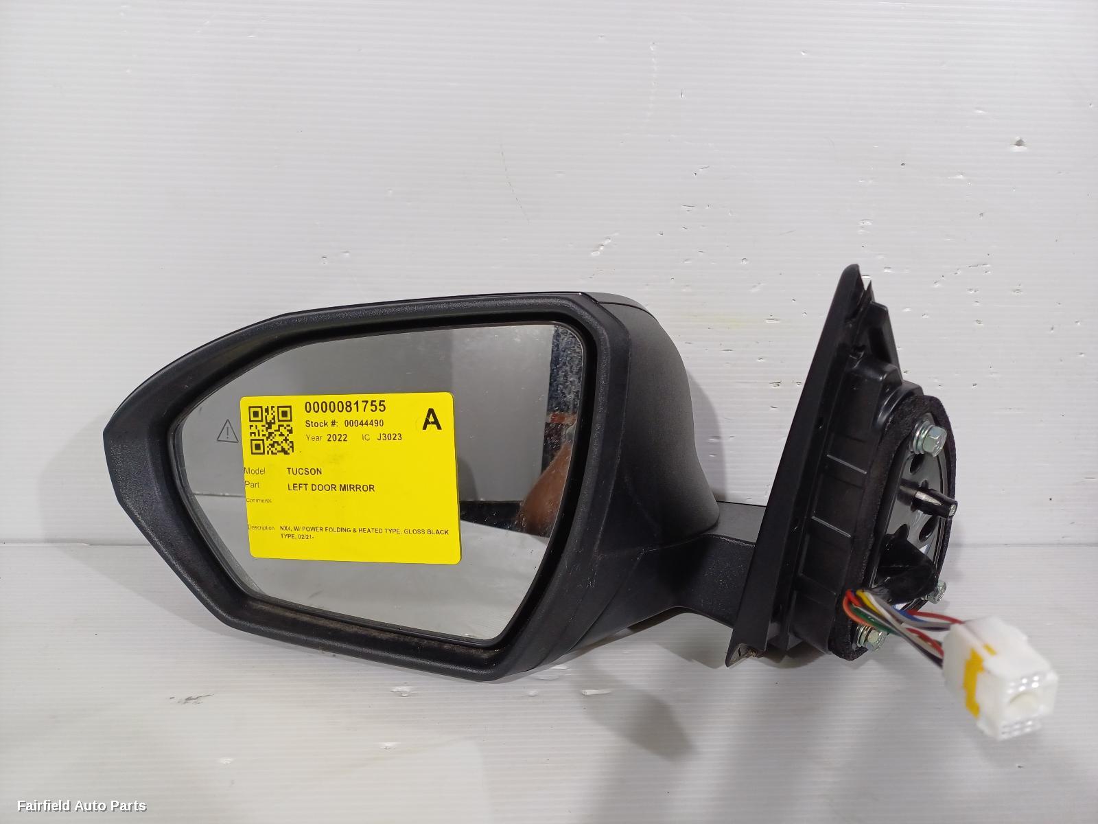 2021-2023 Hyundai Tucson Left Door Mirror