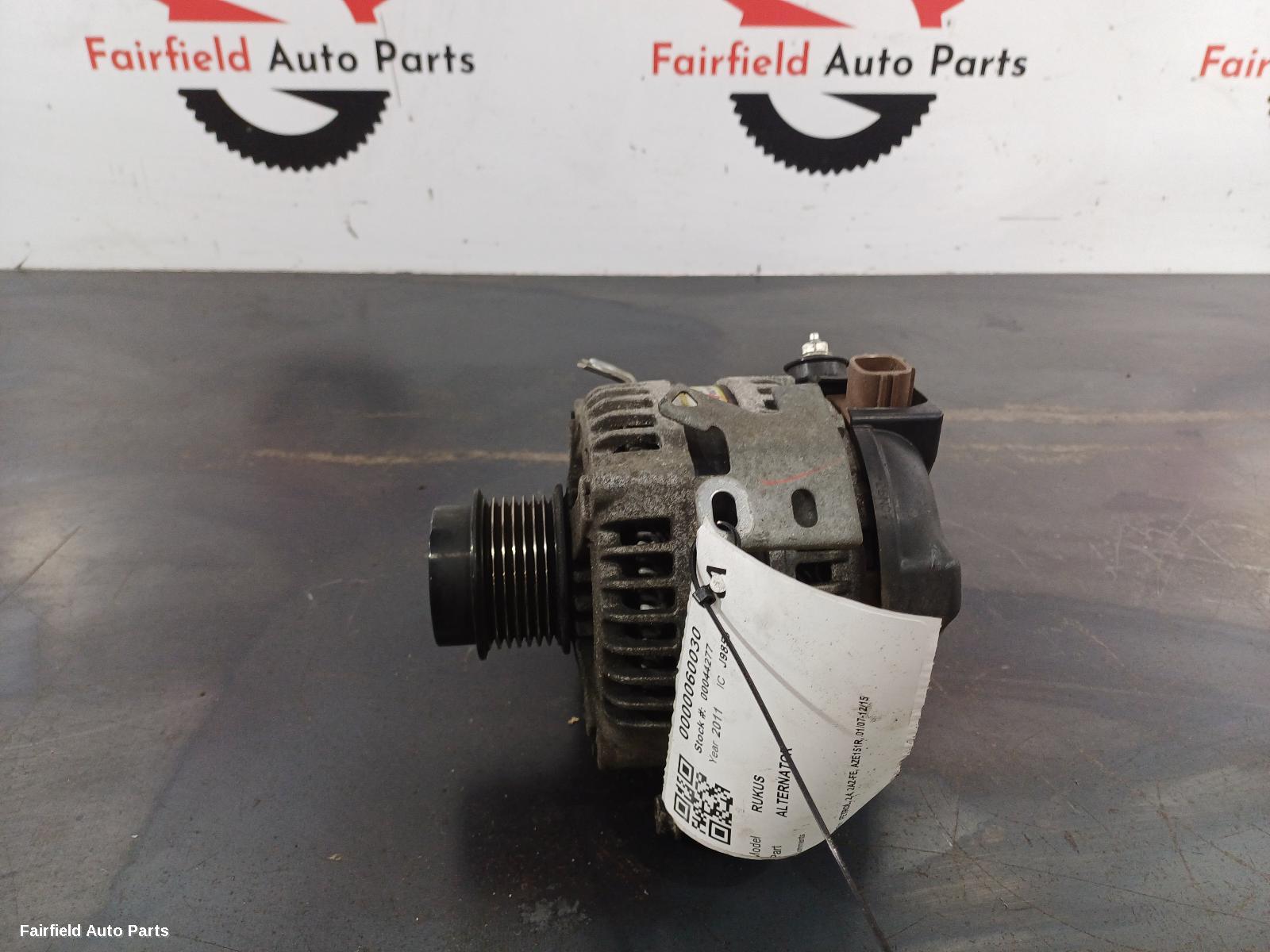 2007-2015 Toyota Rukus Alternator