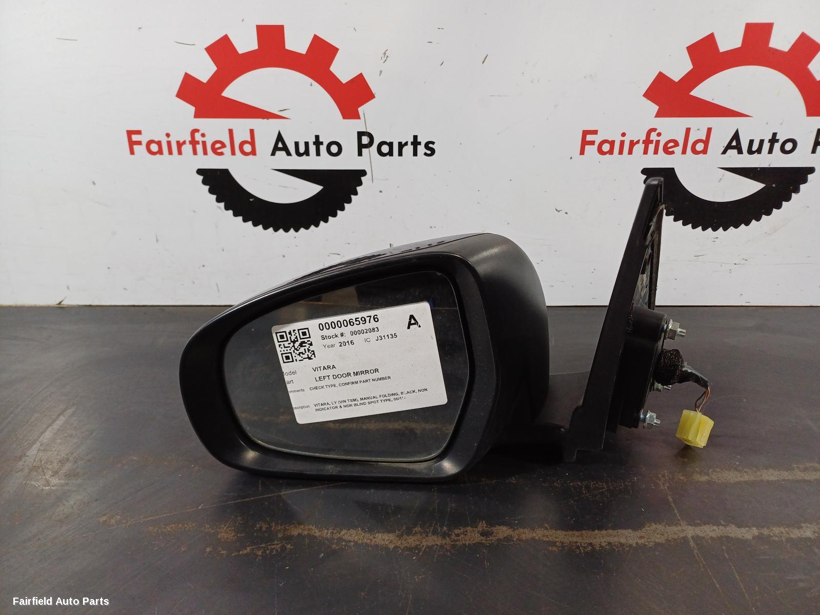 2015-2024 Suzuki Vitara Left Door Mirror