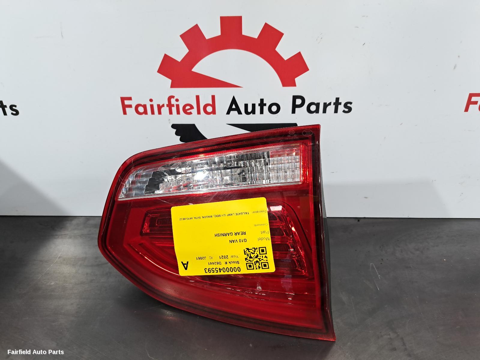 2015-2022 Ldv G10 Rear Garnish