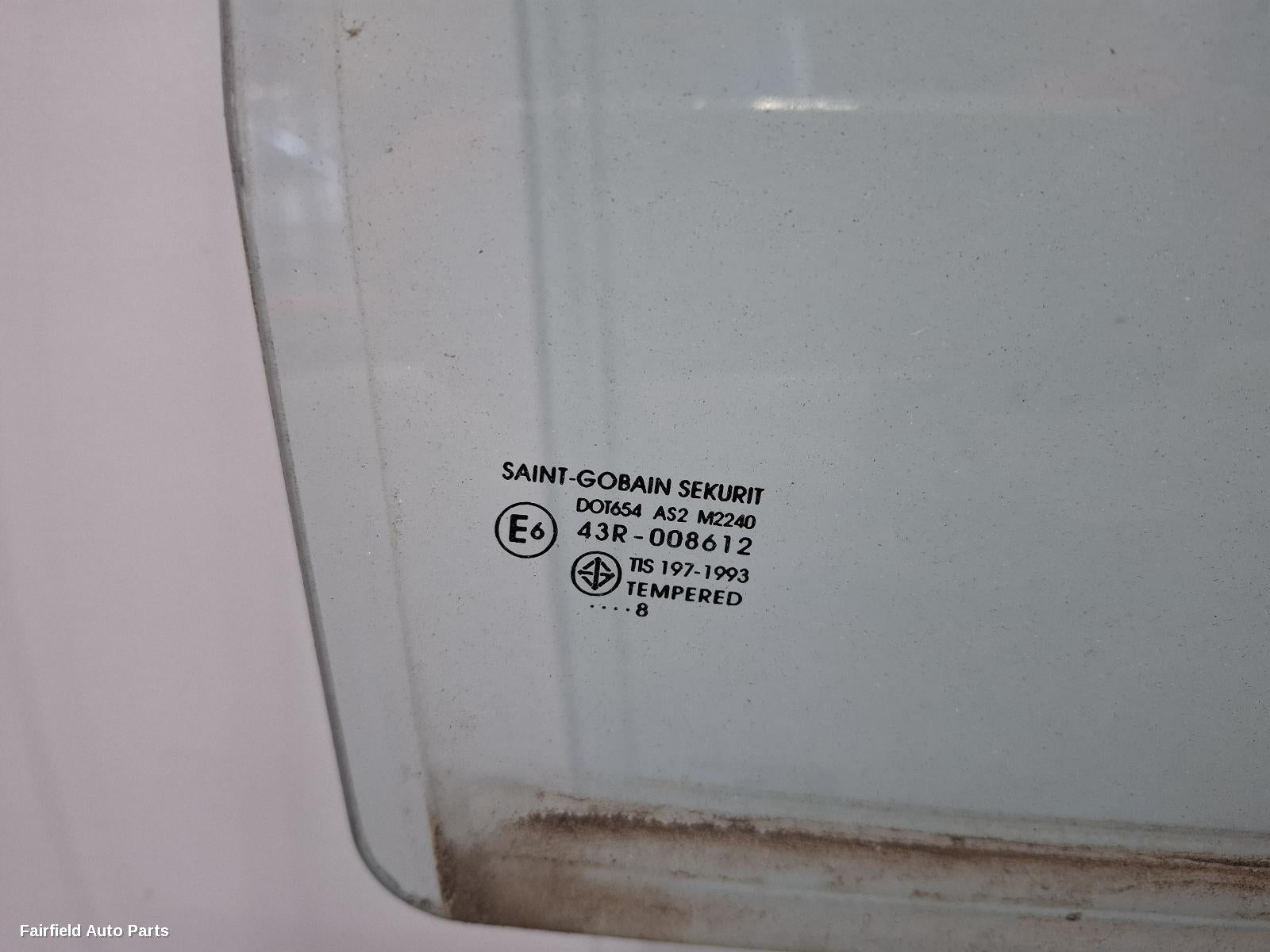 2006-2013 Holden Commodore Right Rear Door Window
