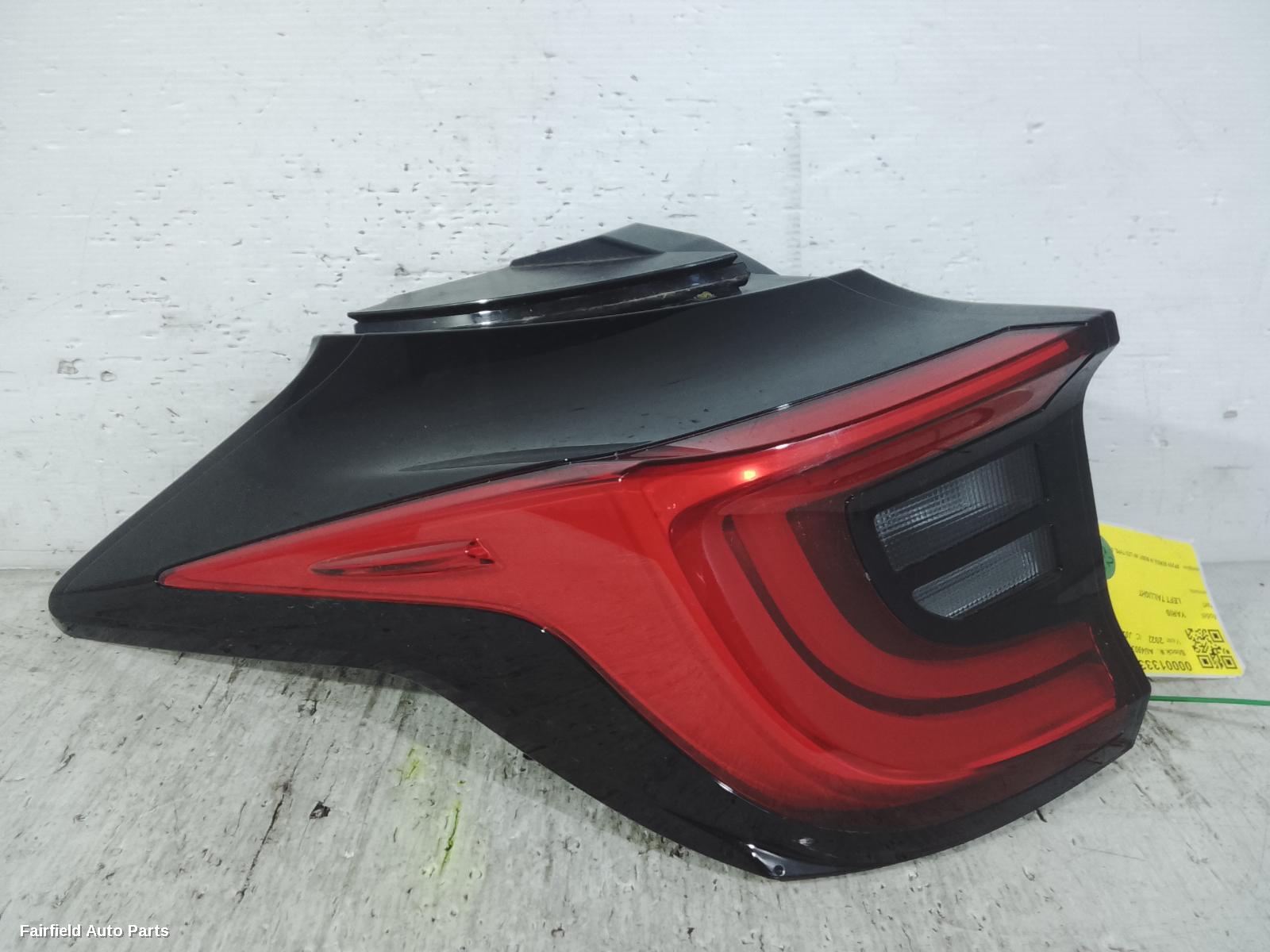 2020-2025 Toyota Yaris Left Taillight