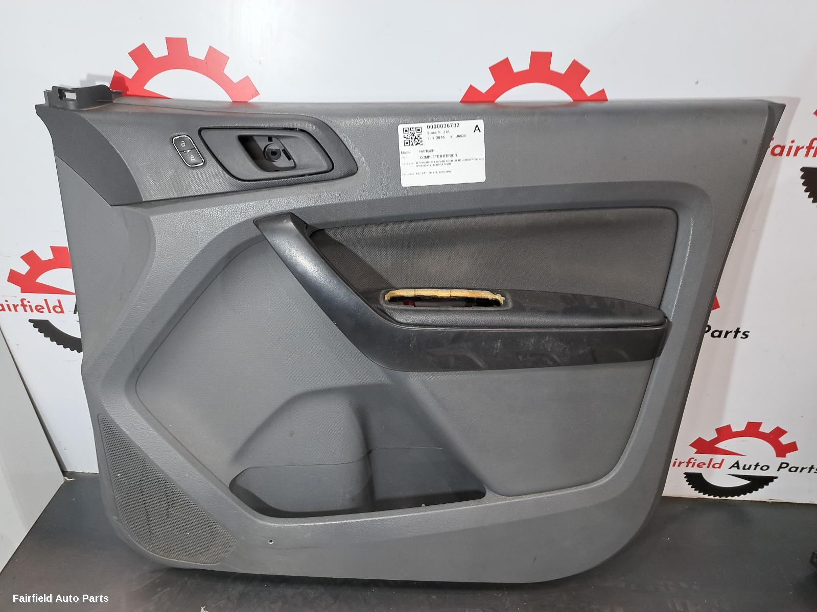 2015-2022 Ford Ranger Complete Interior