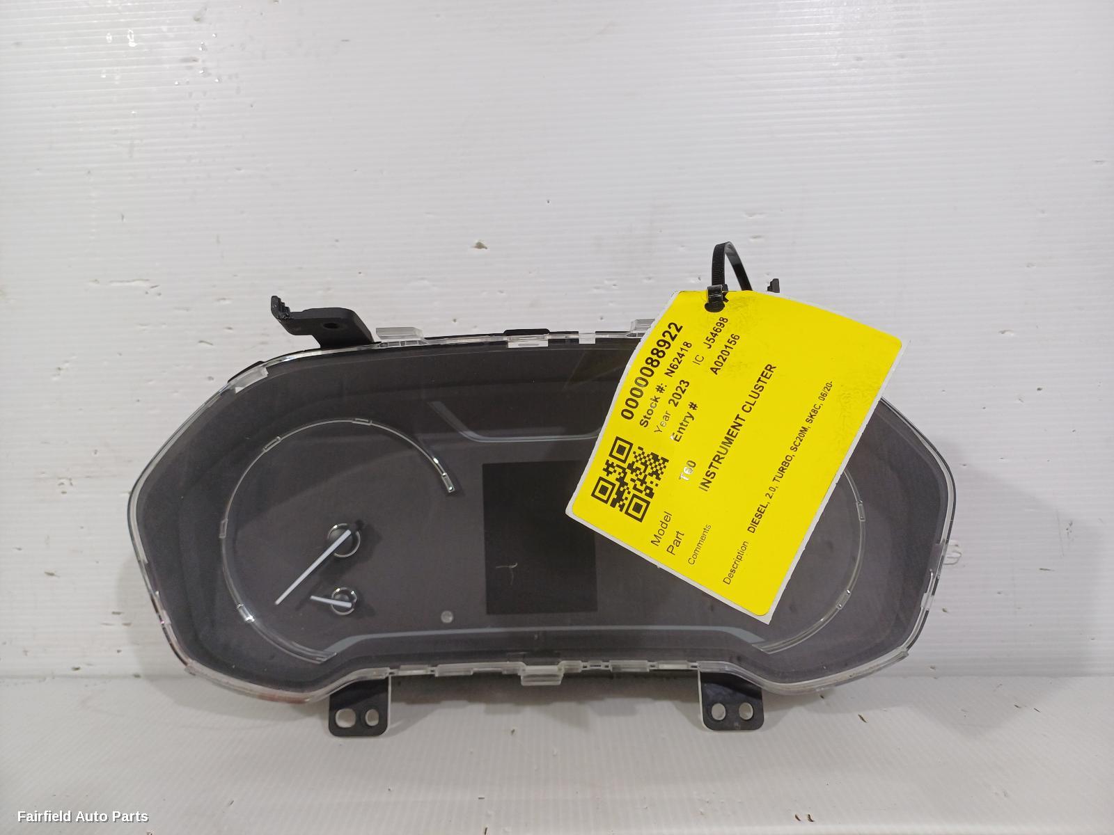 2020-2025 Ldv T60 Instrument Cluster