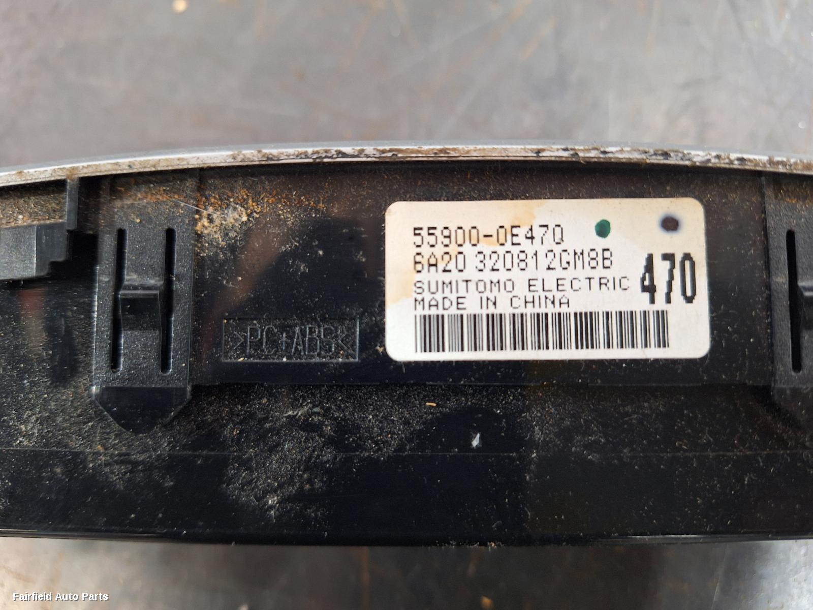 2013-2021 Toyota Kluger Heater Ac Controls