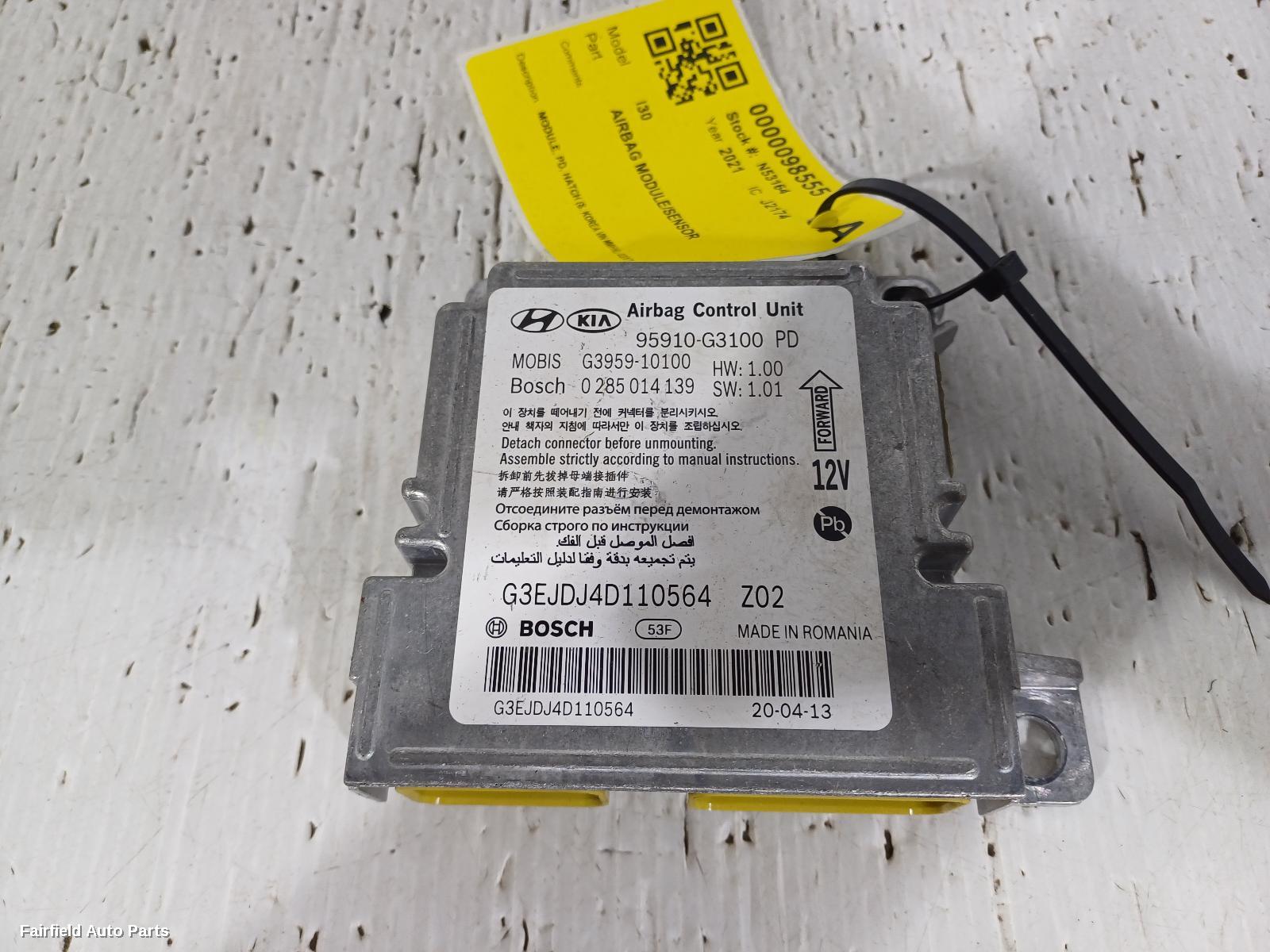 2017-2023 Hyundai I30 Airbag Module Sensor