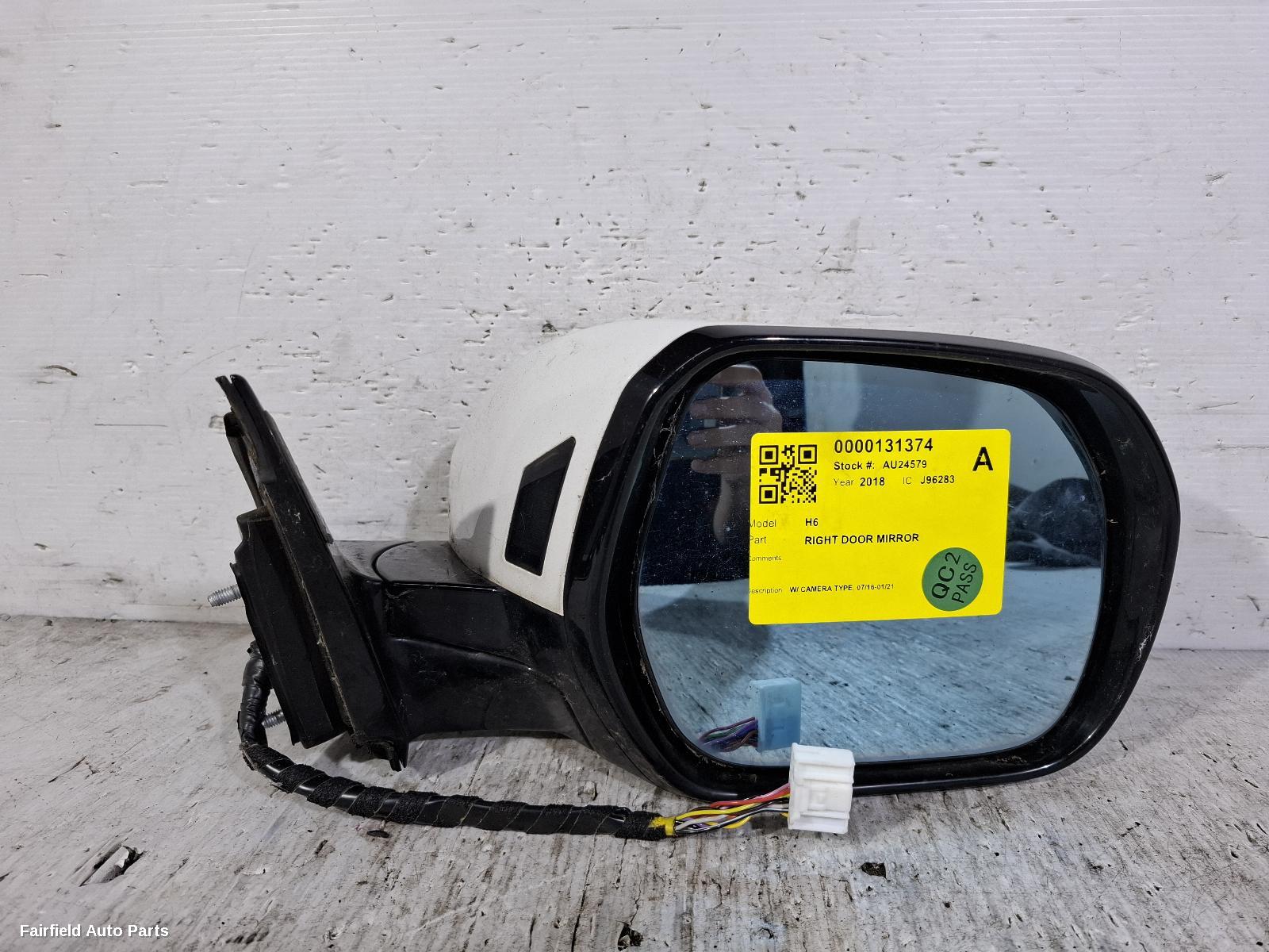 2016-2021 Haval H6 Right Door Mirror