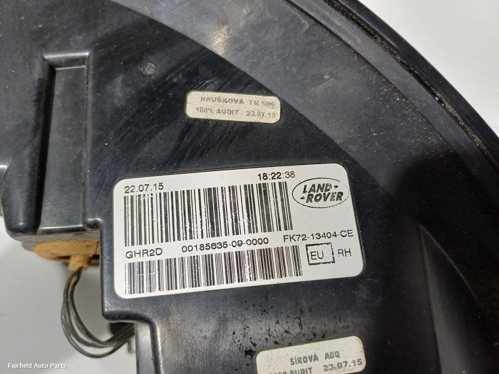2015-2019 Land Rover Discovery Sport Right Taillight