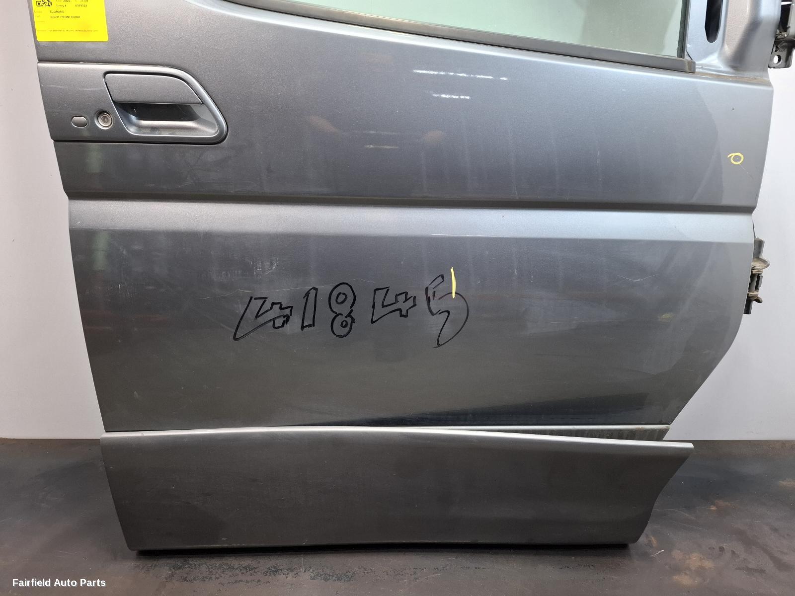 2002-2010 Nissan Elgrand Right Front Door