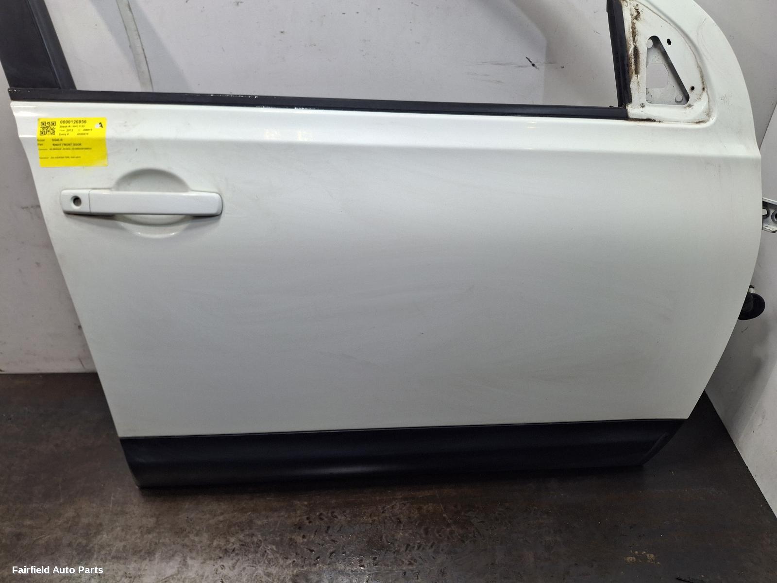 2007-2014 Nissan Dualis Right Front Door