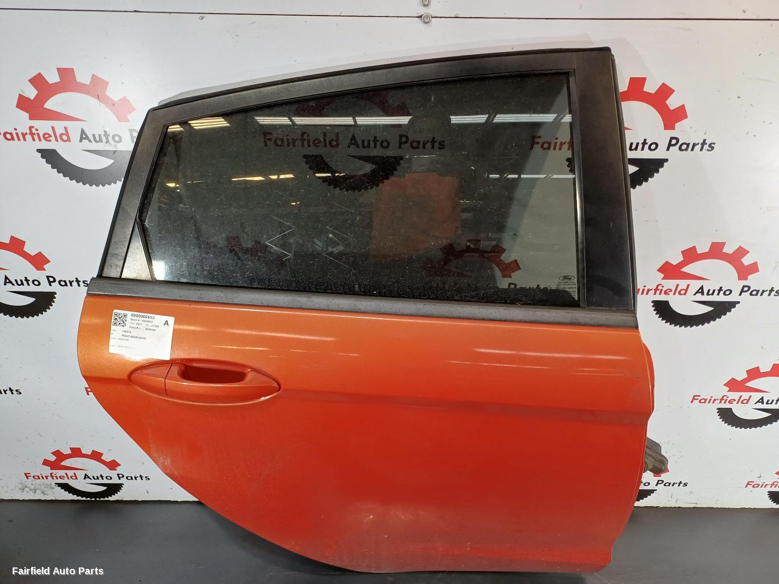 2010-2019 Ford Fiesta Right Rear Door Sliding