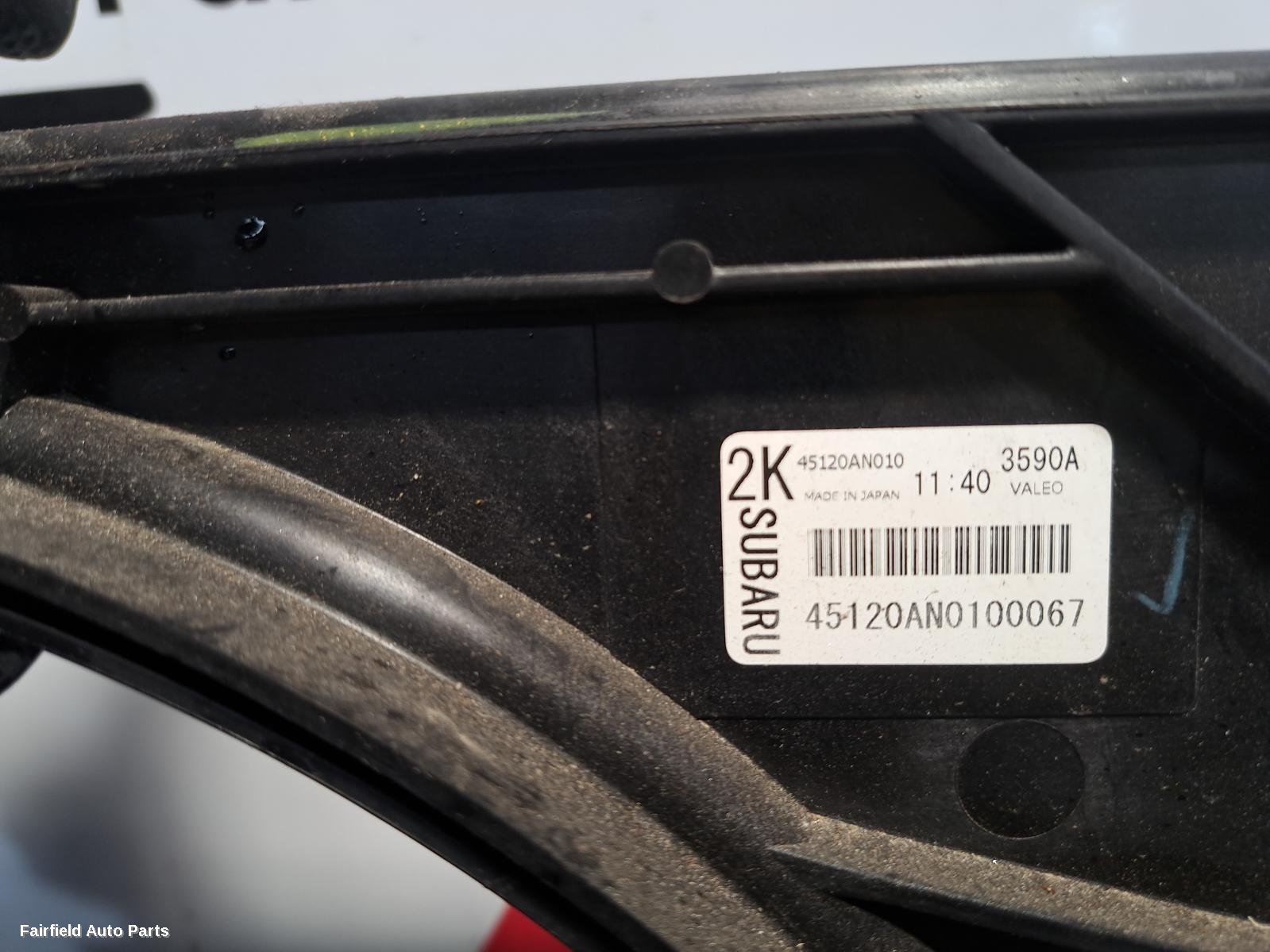 2021-2024 Subaru Outback Fan