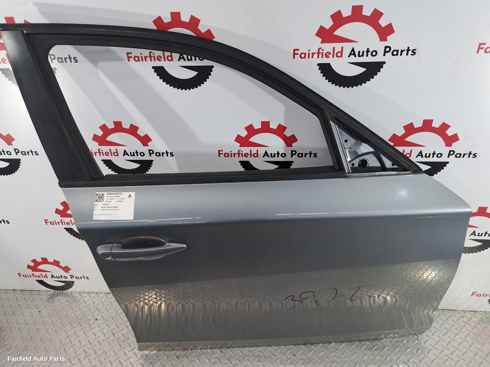 2004-2011 Bmw 1 Series Right Front Door