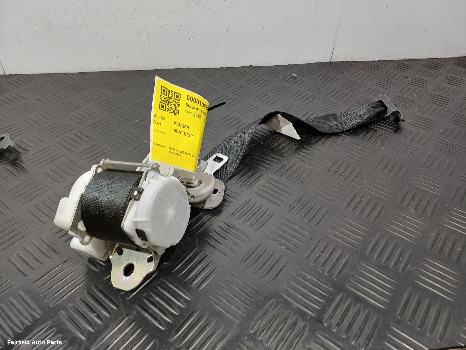 2010-2014 Toyota Kluger Seatbelt Stalk