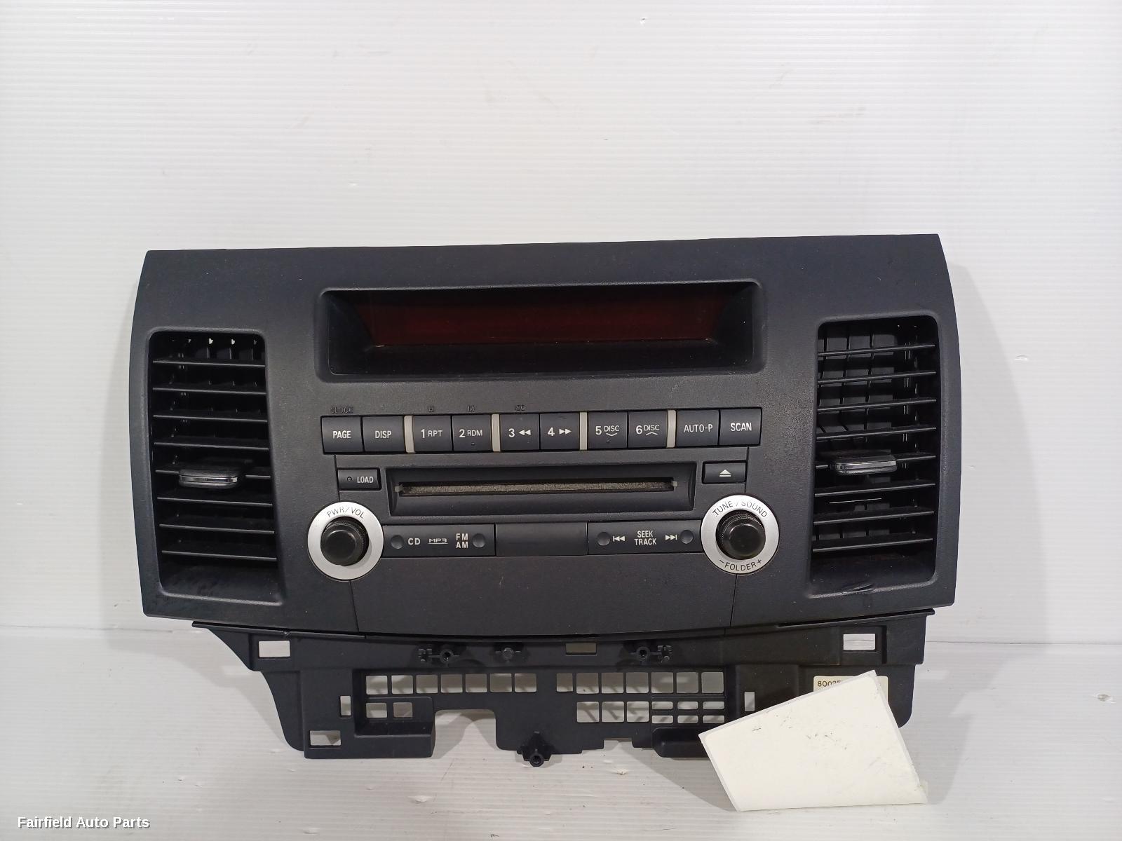 2007-2012 Mitsubishi Lancer Radio Cd Dvd Sat Tv