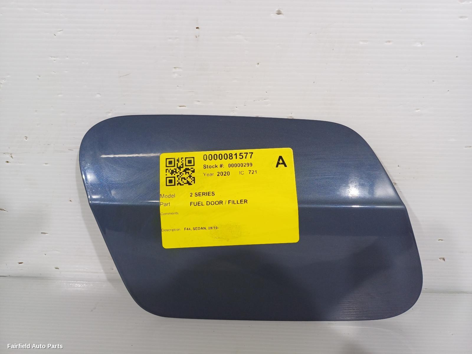 2019-2024 Bmw 2 Series Fuel Door   Filler