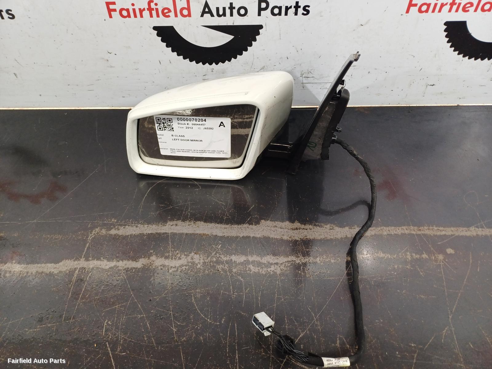 2011-2015 Mercedes B Class Left Door Mirror