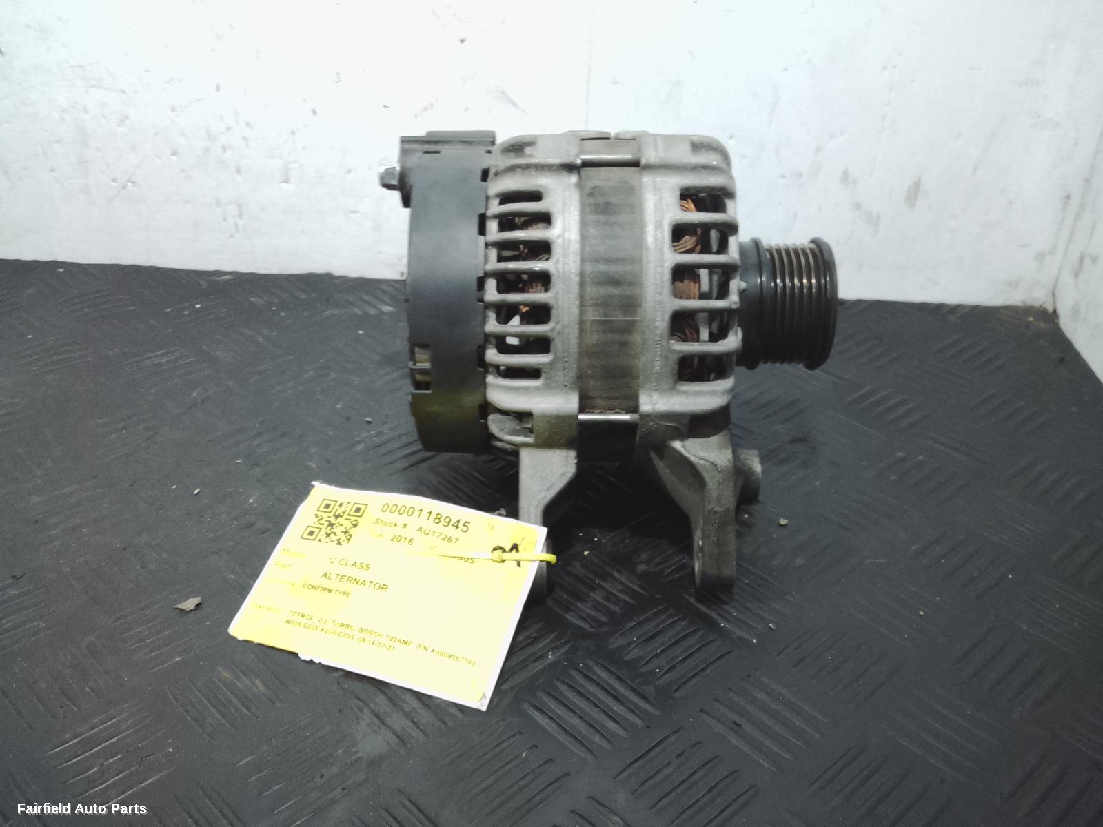 2014-2023 Mercedes C Class Alternator