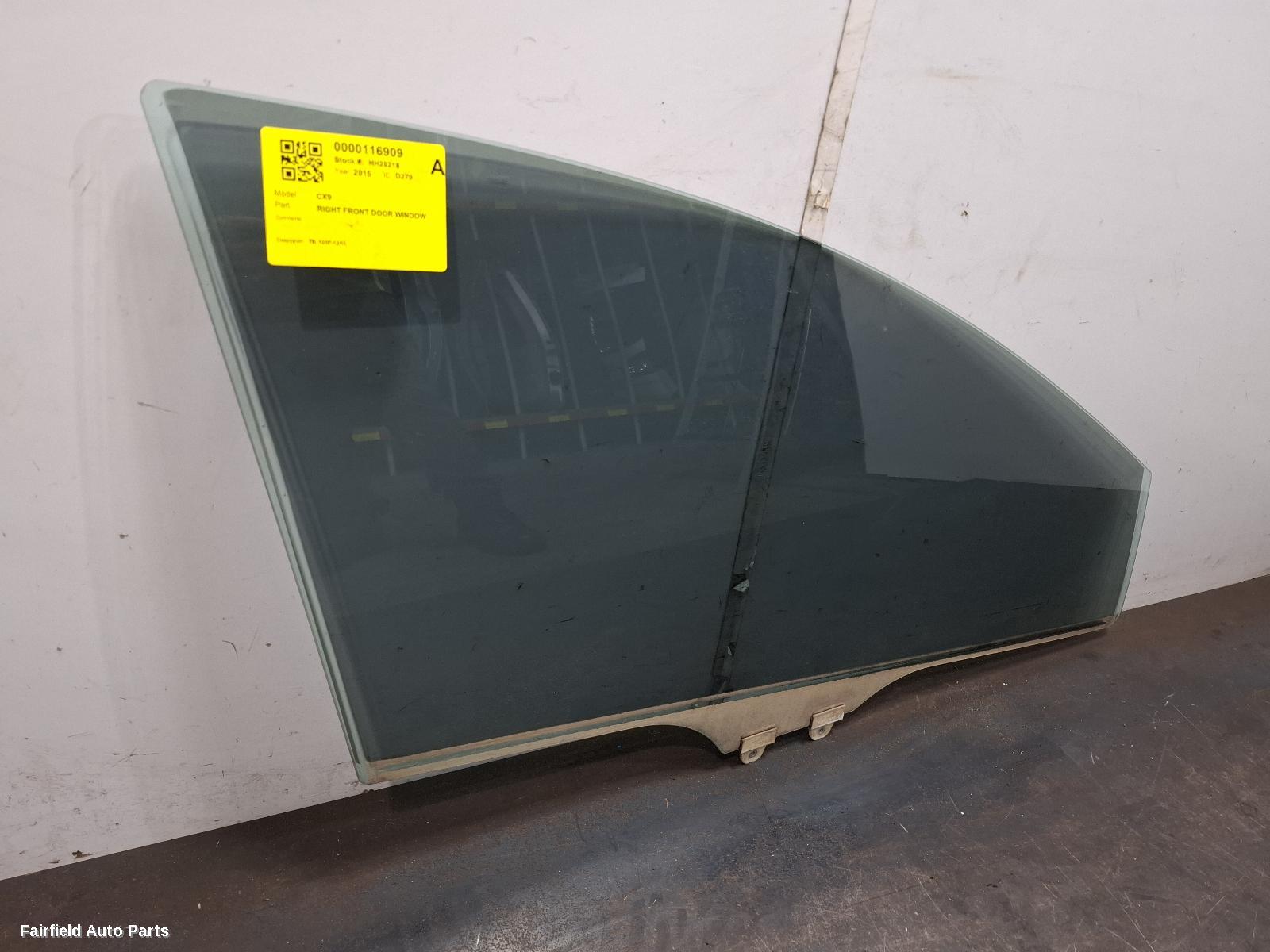 2007-2015 Mazda Cx9 Right Front Door Window
