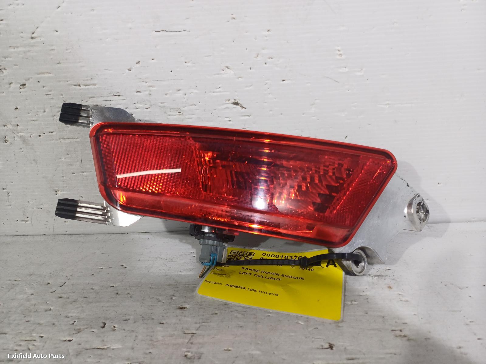 2011-2019 Land Rover Rangerover Evoque Left Taillight