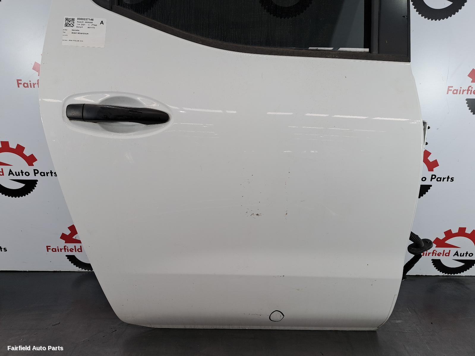 2015-2023 Nissan Navara Right Rear Door Sliding
