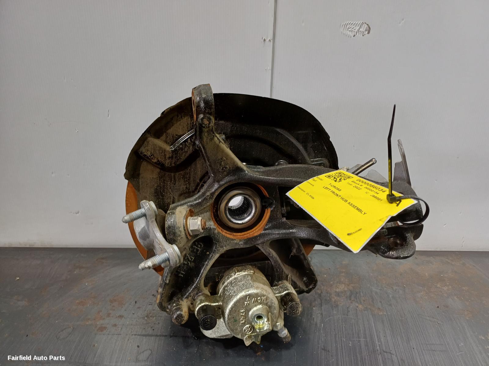 2020-2026 Volkswagen T-cross Left Front Hub Assembly