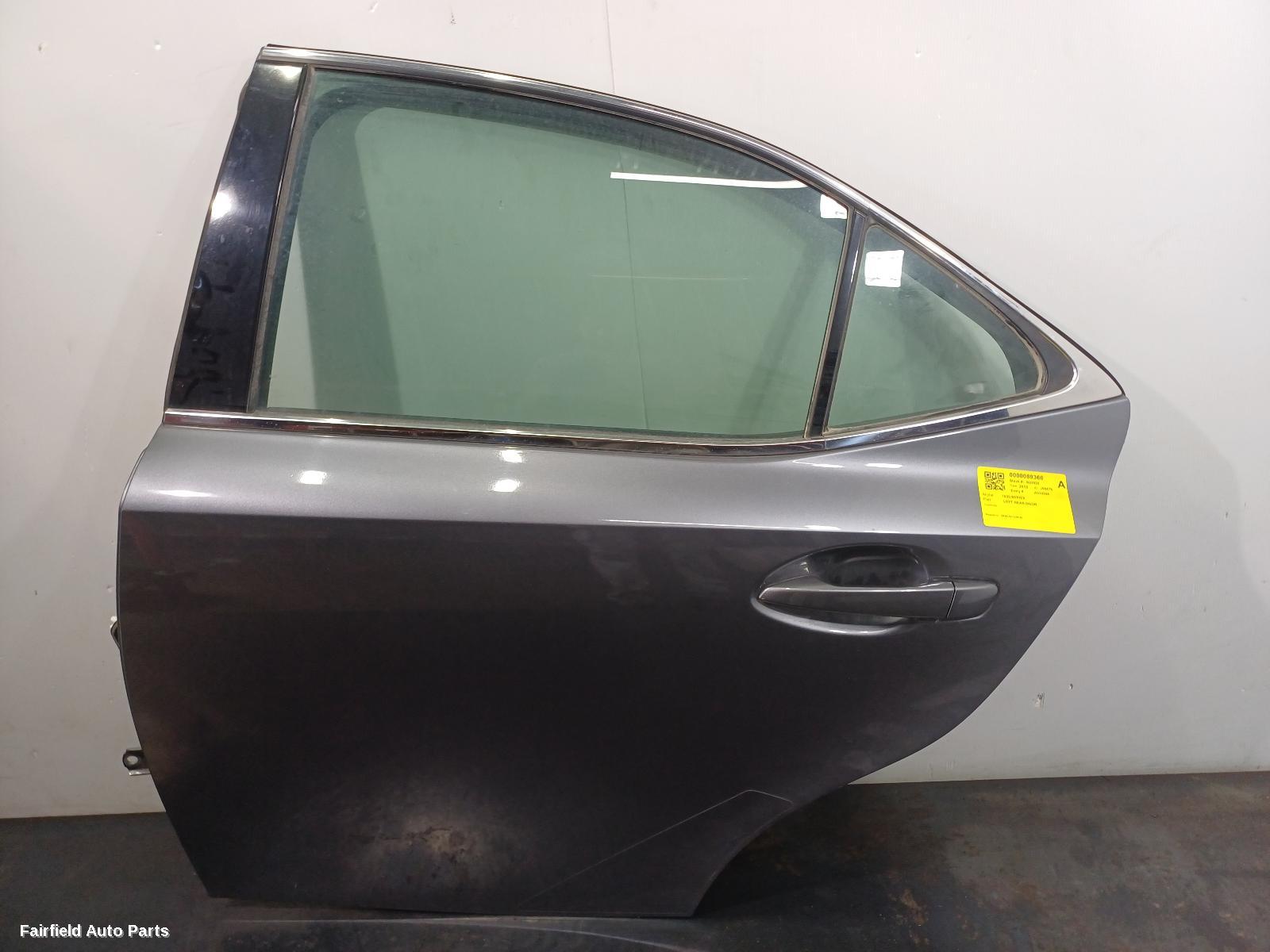 2013-2020 Lexus Is Series Left Rear Door Sliding