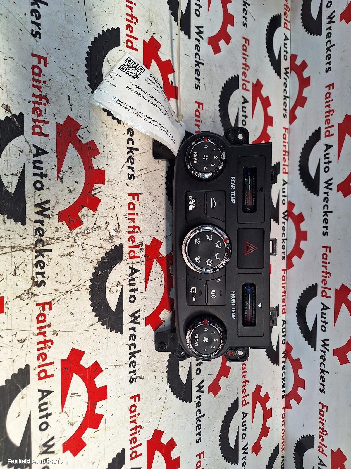 2006-2014 Kia Carnival/grand Carnival Heater Ac Controls