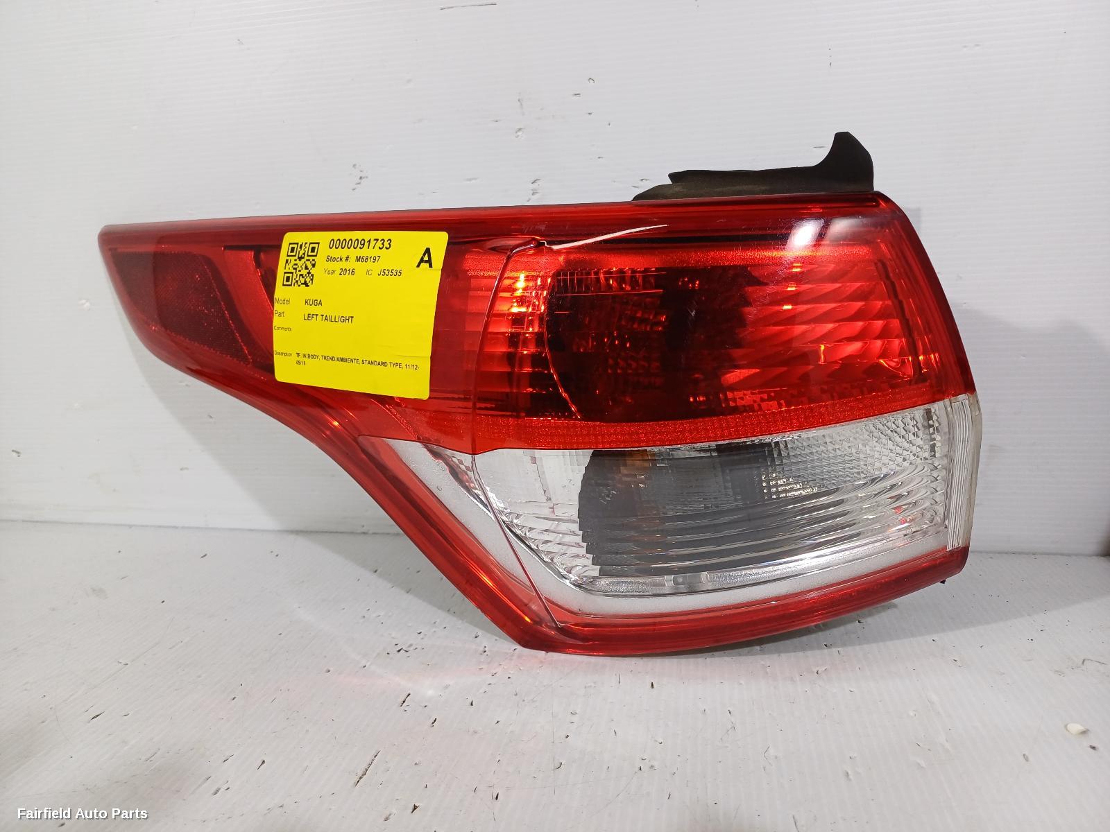 2012-2016 Ford Kuga Left Taillight