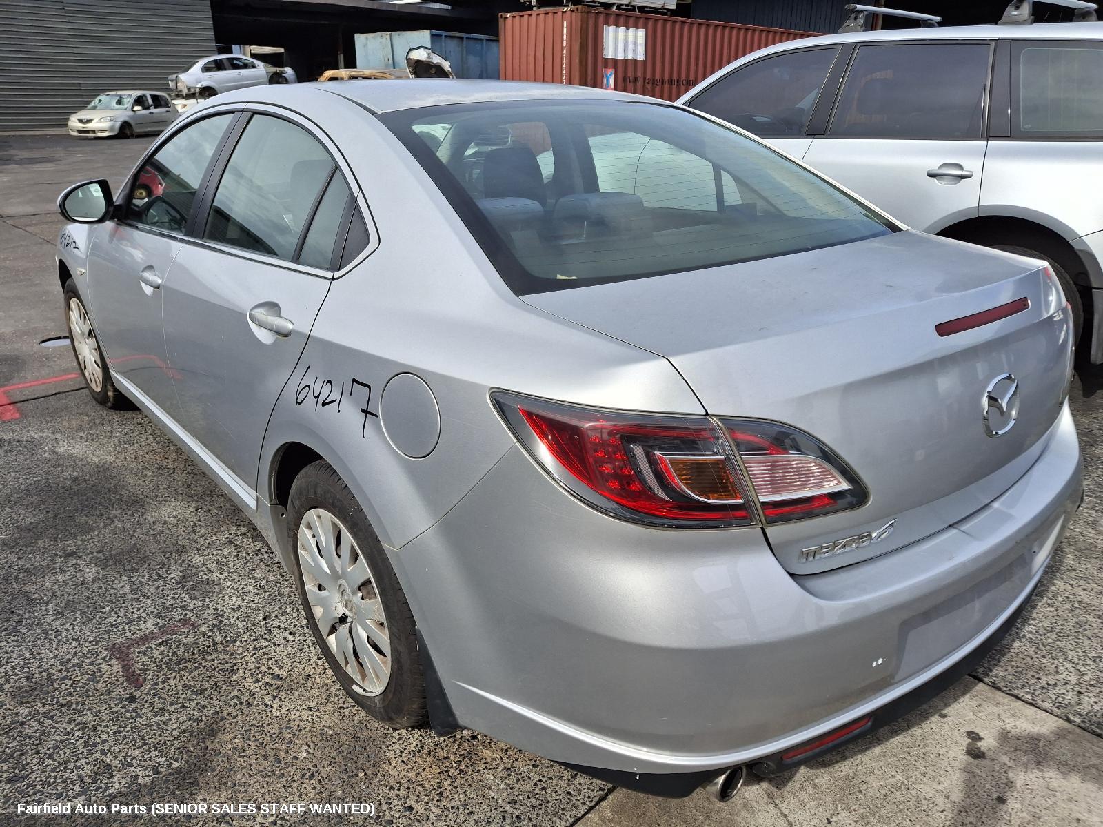 2008-2012 Mazda 6 Left Rear Door Sliding