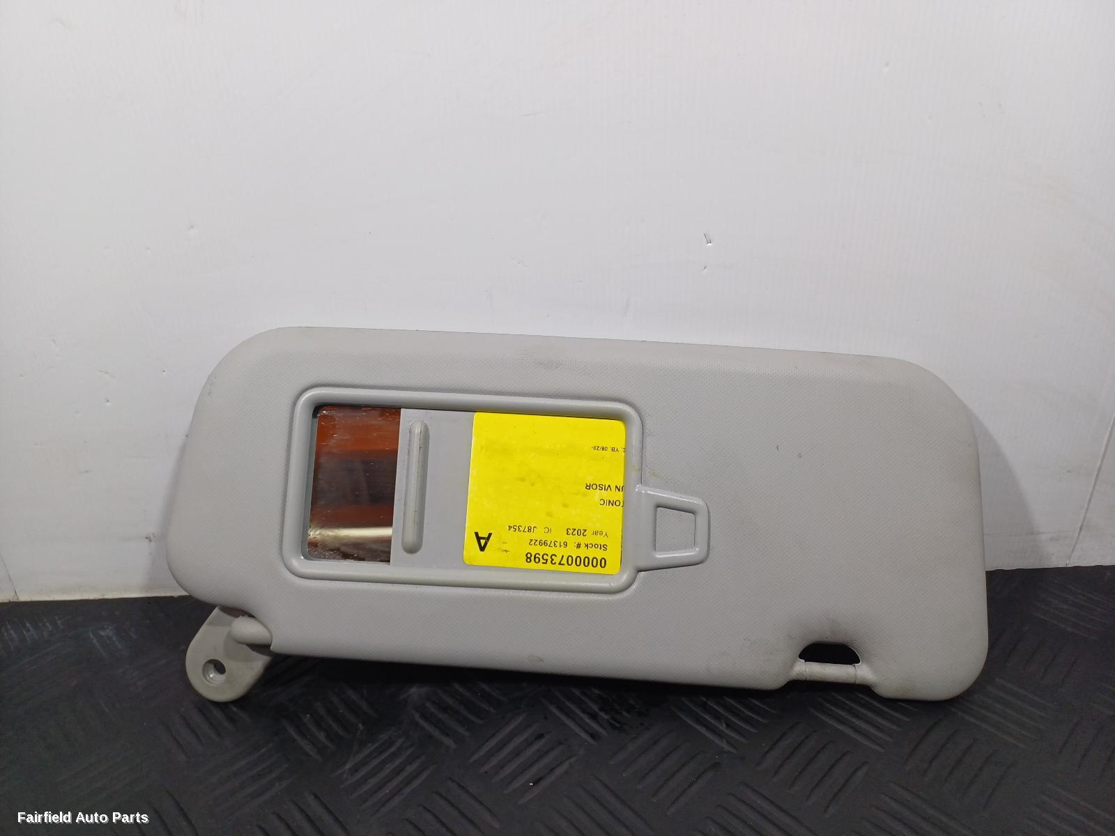 2020-2026 Kia Stonic Sunvisor