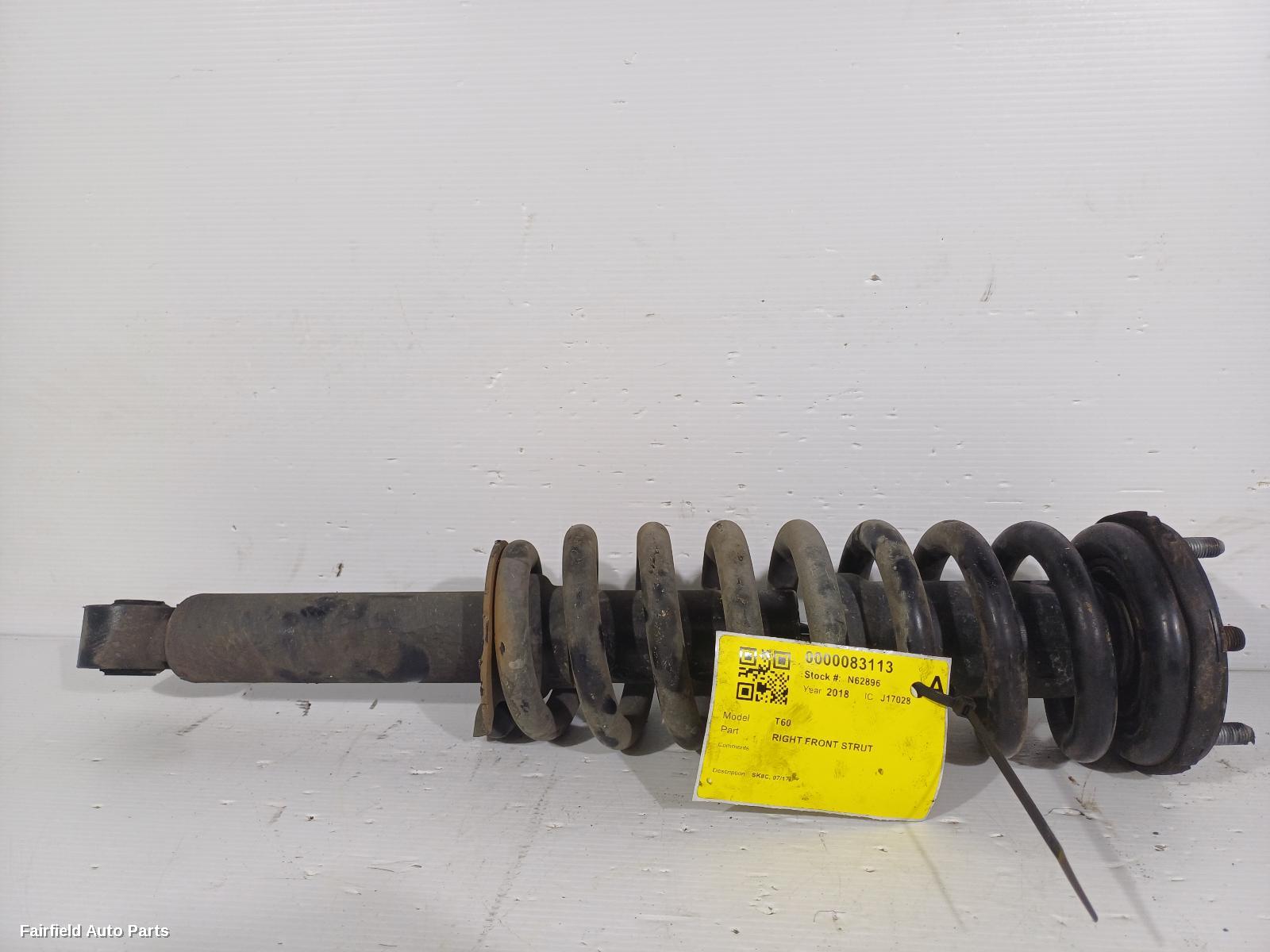 2017-2021 Ldv T60 Right Front Strut