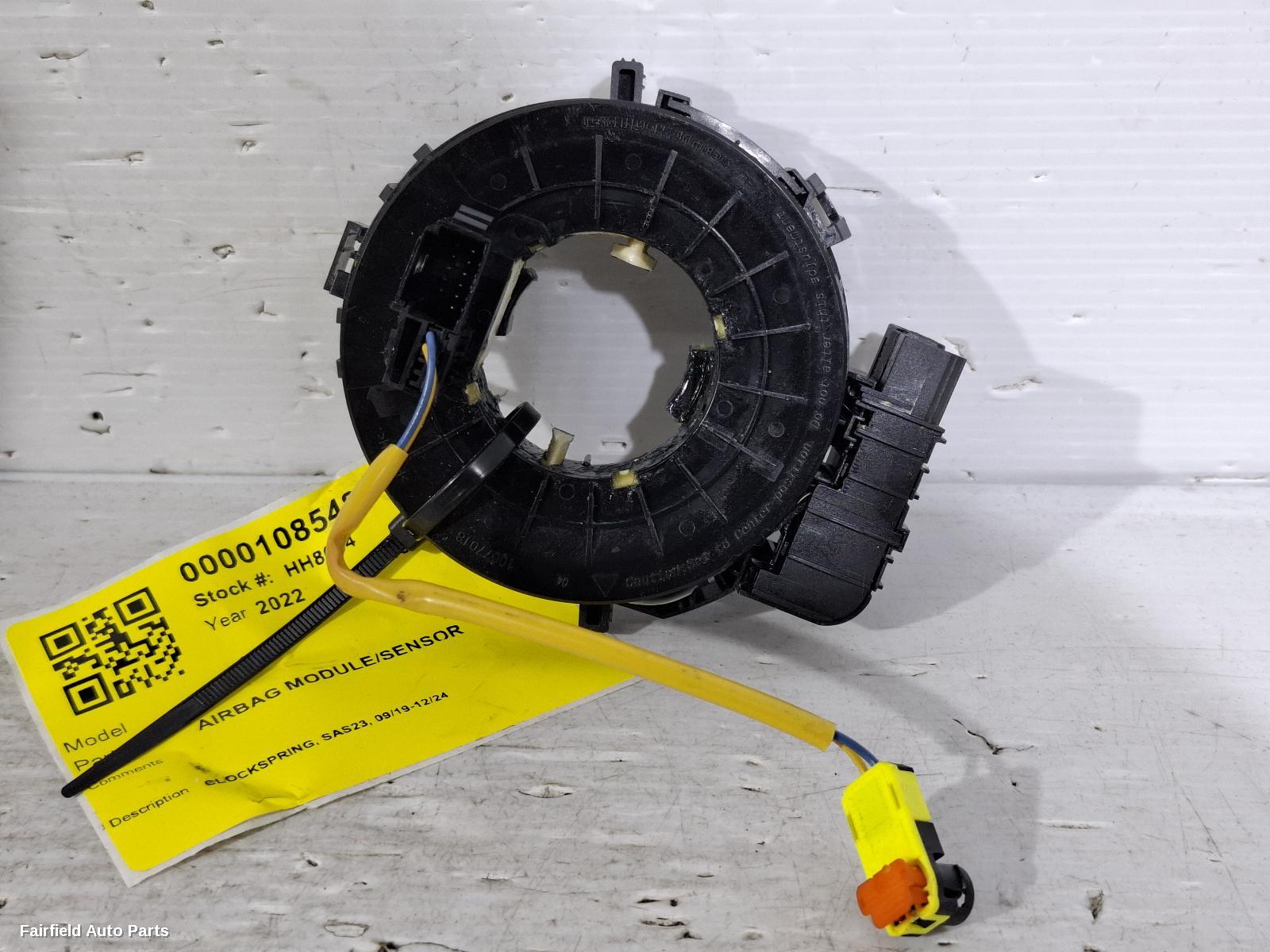 2019-2024 Mg Hs Airbag Module Sensor