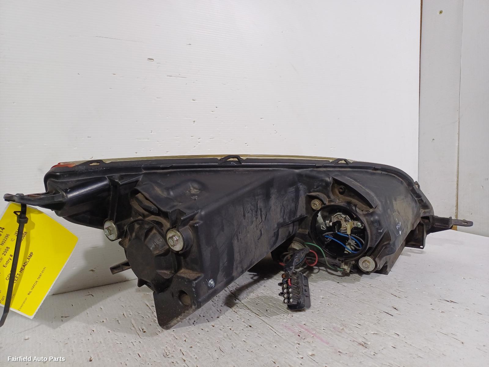 2007-2011 Mitsubishi Colt Left Headlamp