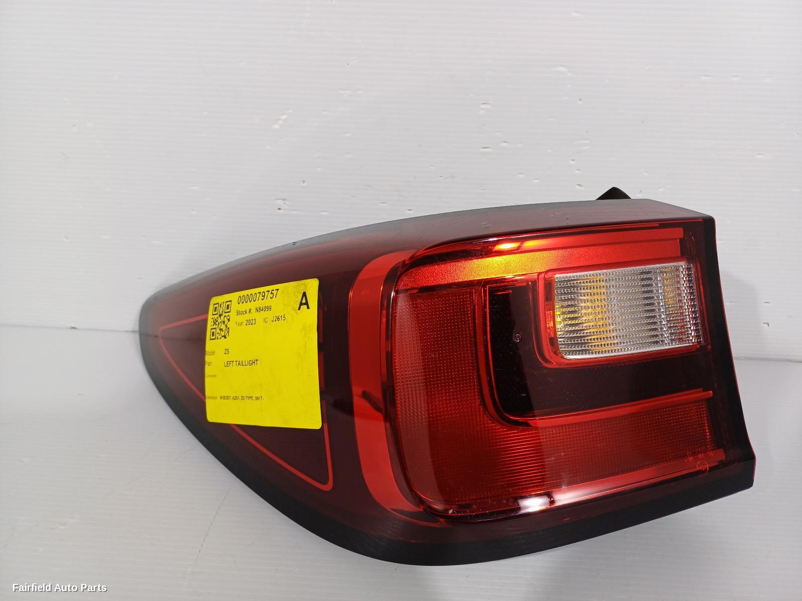 2017-2024 Mg Zs Left Taillight
